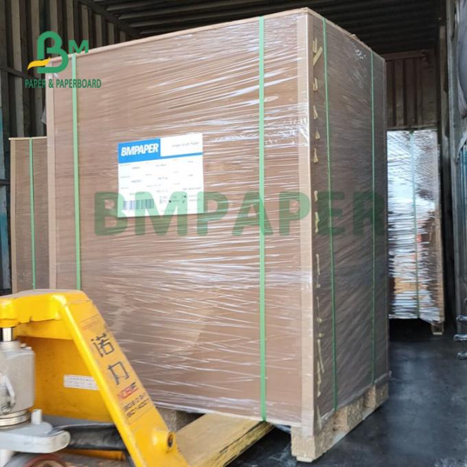 бумага Крафт мешка 80gsm 90gsm раздвижная для твердости сумок 100cm цемента хорошей