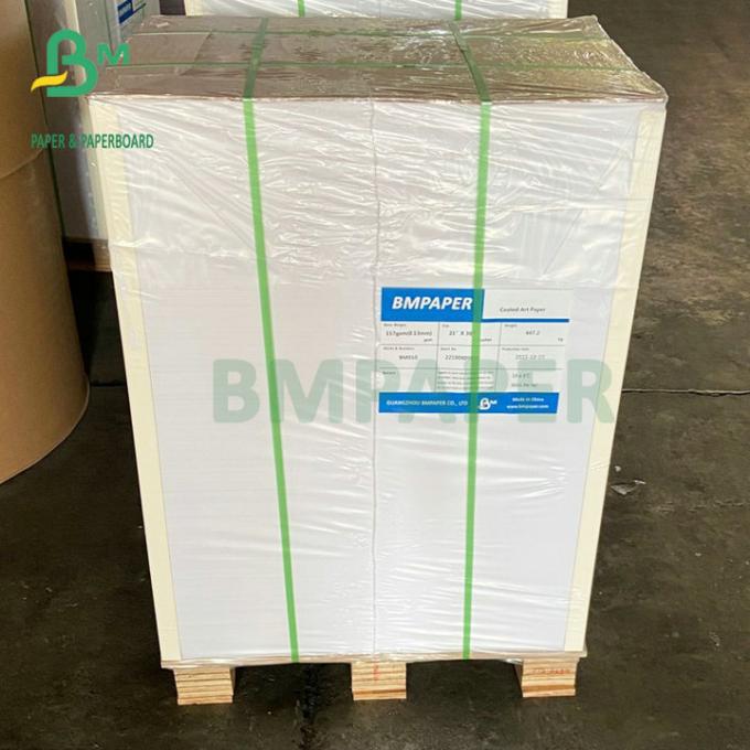 25 бумага лоска C2S x 38inches 128g 150g 170g белая для печатания буклетов