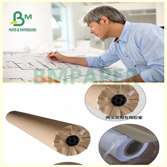 бумага прокладчика Rolls 80gsm высокотемпературная CAD на технический чертеж 508mm