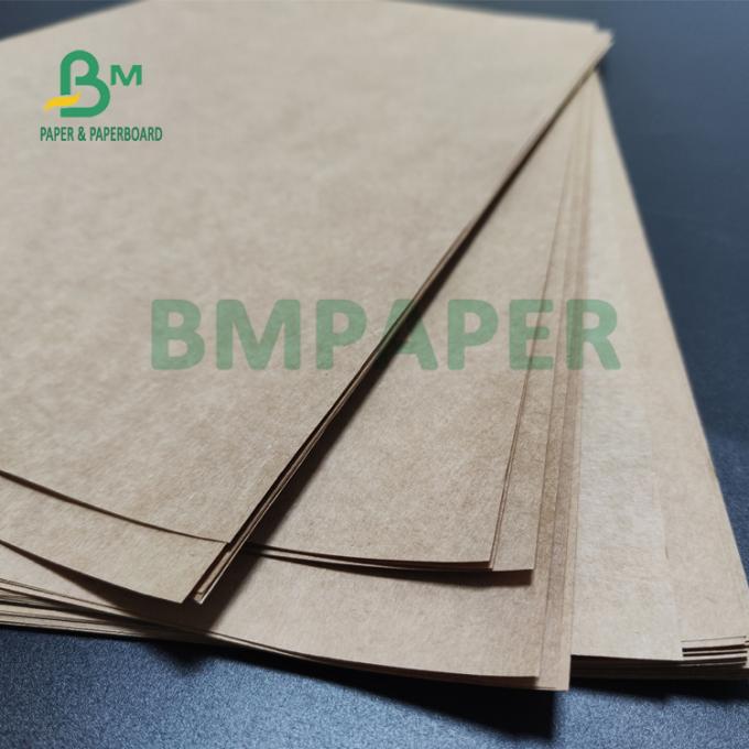 Virgin Pulp 90gsm Brown Крафт Paper For Tote Bag Tear Resistant 70 x 100cm