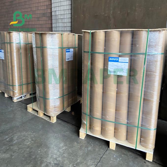 древесина девственницы 300gsm темная Брауна Крафт бумажная Rolls Не-срывая