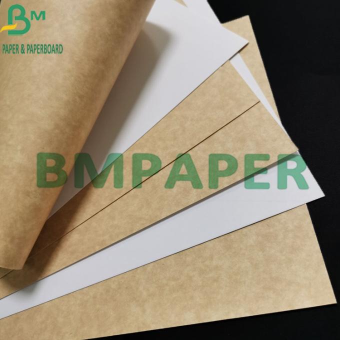 качество еды 300gsm покрыло белую бумагу Крафт с Брауном назад для пищевого контейнера