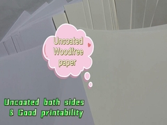 Оффсетная бумага без древесины, бумага для облигаций, белая офсетная печатная бумага