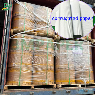 1.1 мм Белая однолинейная F Флейта Волнообразная бумага для упаковки Картон 787 x 1092 мм