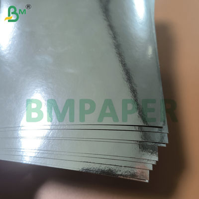 Серебряная фольга зеркальная карточная бумага односторонние металлические листы бумаги