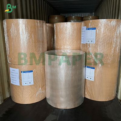 35gsm Flexible Red Stripped Kraft Paper in roll