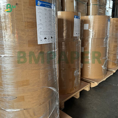 70-85g 100% Virgin Wood Pulp Kraft  Brown Tear Resistance Flour / Cement Packaging Paper 
