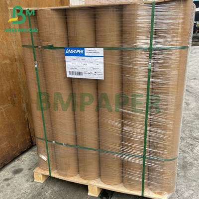белая бумага искусства 157gsm C1S C2S 54 широкой дюйма длины x 210m 3 дюйма ядра