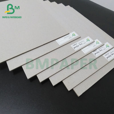 Повторно использованный макулатурный картон 75 x 100cm 1500gsm вязки книги пульпы серый