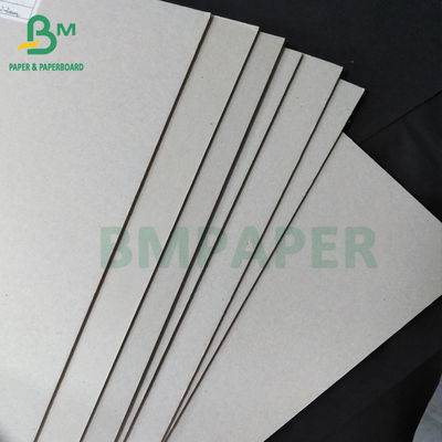 Повторно использованный макулатурный картон 75 x 100cm 1500gsm вязки книги пульпы серый