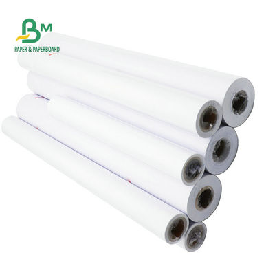 Бумага прокладчика 24" x Rolls 20# скрепления CAD широкого формата без покрытия 150'