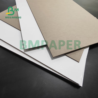 доска 1.5mm 2mm прокатанная твердая бумажная с одной белизной 1m x 1.3m стороны