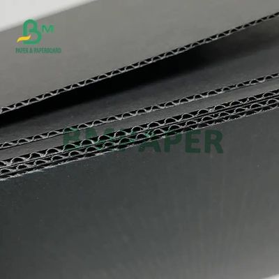 Чернота гофрирует лист картона e каннелюру на упаковка 502mm x 693mm коробки
