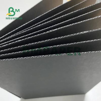 Чернота гофрирует лист картона e каннелюру на упаковка 502mm x 693mm коробки