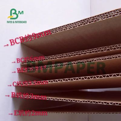 Потому что листы рифленого картона e каннелюру c, доска бумаги Крафт 2mm 3mm 3.5mm толщиной