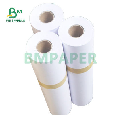 Широкоформатный 80gsm 20LB Cad Plotter Paper Roll 18'' 24' 36' X 500ft Для инженерных архитектурных рисунков