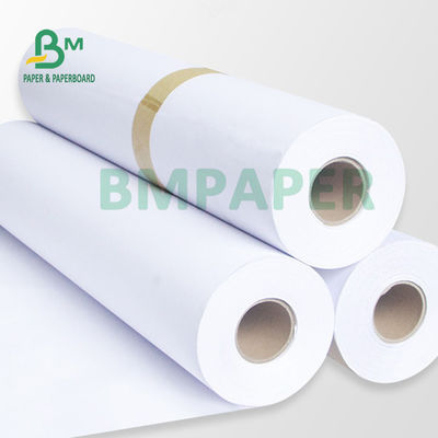 Широкоформатный 80gsm 20LB Cad Plotter Paper Roll 18'' 24' 36' X 500ft Для инженерных архитектурных рисунков