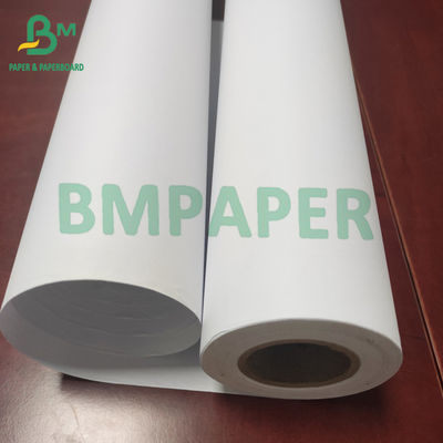 24&quot; x 150' цвет бумаги прокладчика 20lb CAD без покрытия яркий белый для инженерства