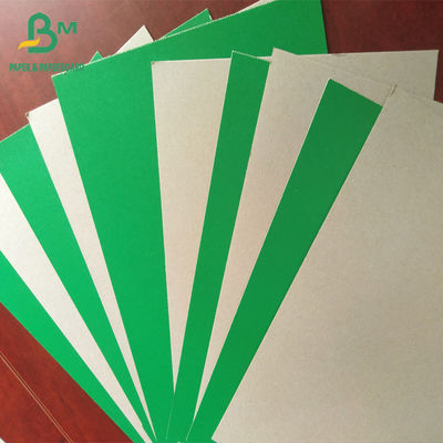 Paperboard 1.2mm зеленый отлакированный верхний серый задний для папок файла