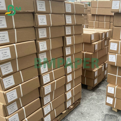 2&quot; крен 24&quot; x 300ft скрепления бумаги 20# CAD ядра белый струйный проектируя