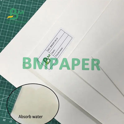 Paperboard вещество-поглотителя бумажный естественный белый Uncoated толщина 700mm x 1000mm 0.7mm