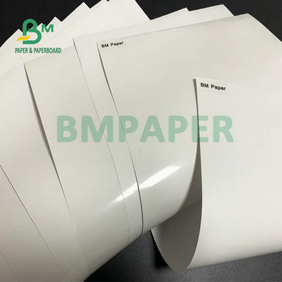 Супер белый крен бумаги с покрытием 1020mm 1365mm бросания лоска 80gsm слон