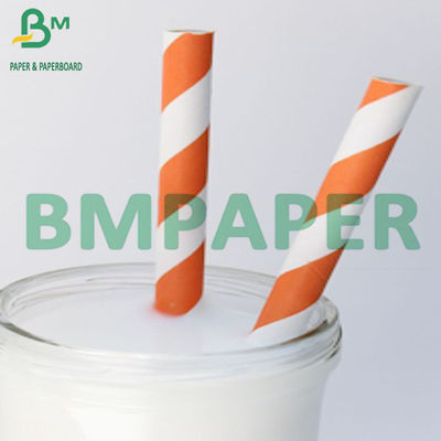 24г 28г Биоразлагаемая красочная бумага для питьевой соломы упаковка Kraft Paper Roll