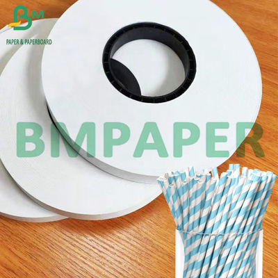 24г 28г Биоразлагаемая красочная бумага для питьевой соломы упаковка Kraft Paper Roll
