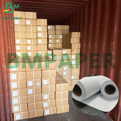 Hi - Bright Plotter Paper Roll 20lb 24' × 150' Чистая презентация облигации бумаги