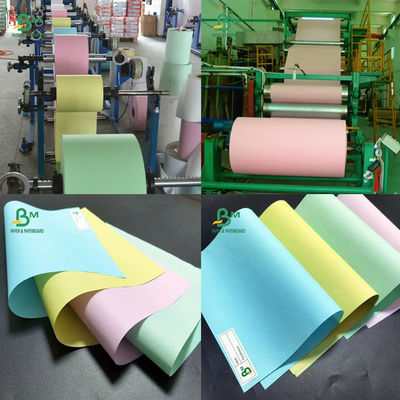 SGS Carbonless Copy Paper CB CFB CF Размер 43 X 61cm A2 55-60 Gsm Белая бумага Черное изображение
