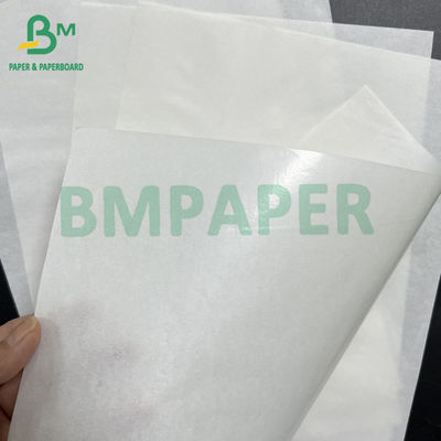 45 gsm + 10 gsm Односторонняя блестящая PE-покрытая белая бумага для упаковки бургеров