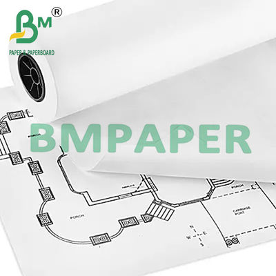 24&quot; x 150ft 20lb белая бумага CAD чернила для инженерного рисунка
