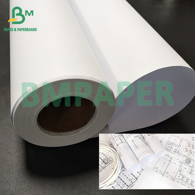 24&quot;×150ft 36&quot;×150ft 2inch Core 20lb Белая CAD Облигационная бумага для инженерной бумаги