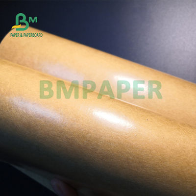 Водонепроницаемая 250 гм + 15 гм PE покрытый Kraft Paper Roll для одноразовых чашек 770 мм