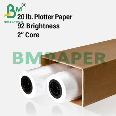 24&quot; x 150ft 2&quot; ядро 20lb графика бумаги для CAD рисунка 5 роллов / чехол