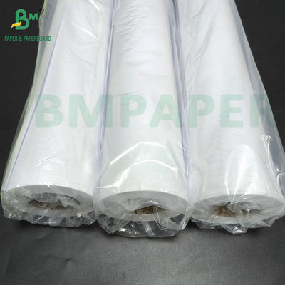 Руловая белая чертежная бумага 20# 48 In X 50 Yds CAD Bond Paper Непокрытая