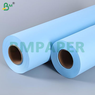 80 GSM CAD Двухмерная синяя бумажная рулонка для инженерных рисунков
