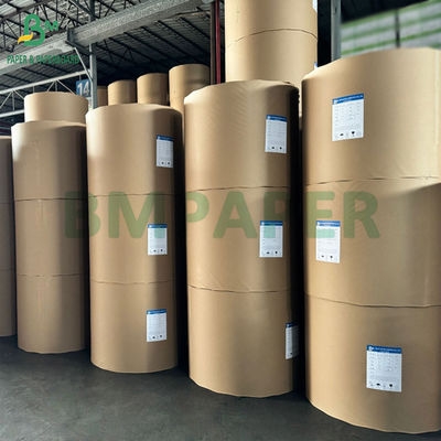 Kraft Board 320g + 20g PE натуральная коричневая бумага для пищевых чашек 32&quot; катушки 3&quot; ядро 32 1 метр внешний диаметр