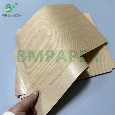 60 грамм 30 дюймов ширина 1 сторона MG Чистая коричневая ребра Kraft Paper для упаковки