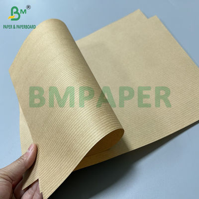 60 грамм 30 дюймов ширина 1 сторона MG Чистая коричневая ребра Kraft Paper для упаковки