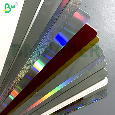 240gsm 250gsm  Metallic Luster Fold Resistance Metallic Gold / Silver Card for Colorful Gift Boxes Luxury Packing