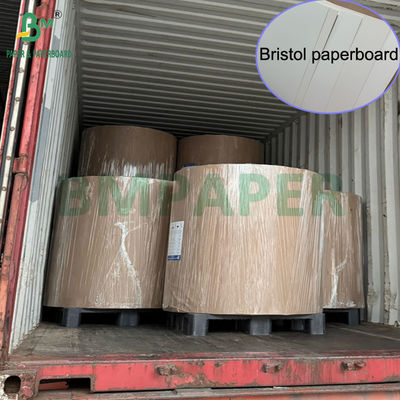 300 гм 350 гм 400 гм покрытие 1 сторона Бристольская бумажная доска для складной коробки 22,5 " × 28,5 "
