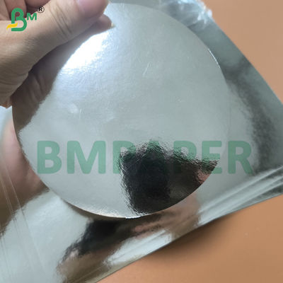 Серебряная фольга зеркальная карточная бумага односторонние металлические листы бумаги