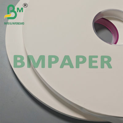 28g 33mm Food Grade Kraft Paper Roll For Drink Straw Packaging 6000m