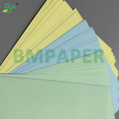 55gsm A4 Carbonless Copy Paper Sheets CB White CF Color NCR Paper, Blue Image
