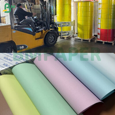 Безуглеродная бумага NCR 57 г/м2, 60 г/м², рулоны 12 дюймов, CB, белые, CFB, синие, CF Canario