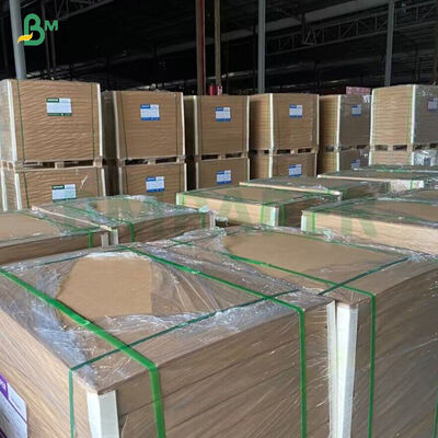 260GSM+ 18GSM FDA разлагаемая бамбуковая крафт-бумага с PE / PLA покрытием для изготовления стаканчиков