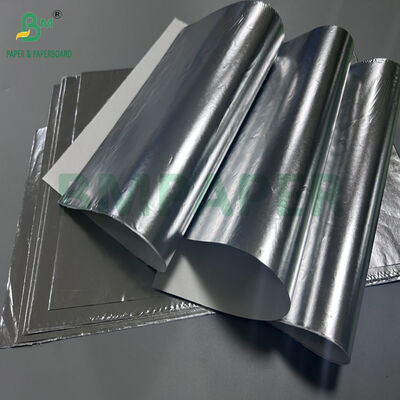 65gsm 75gsm Coating Silver Metallized Paper For Beer Labels 70 x 100cm