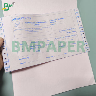 Обычная белая самокопирующая бумага 20 фунтов, 8,5" x 11", многоцветная NCR бумага