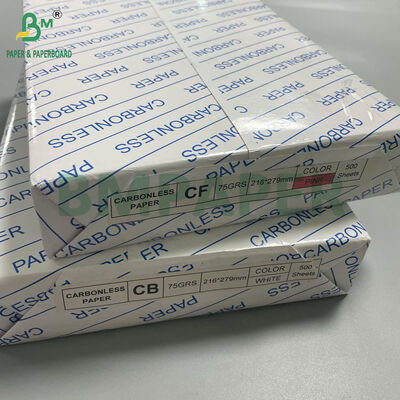 60GSM Ярко-белая безкопировальная бумага CB CF для лазерной печати 216 x 279 мм